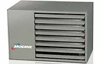 Modine’s 80 percent efficient unit heater features a stainless steel heat exchanger on all units.