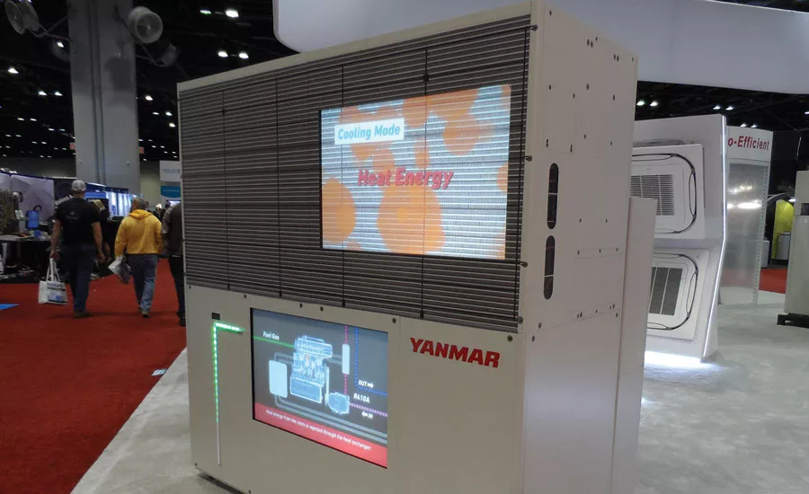 Yanmar’s new gas heat pump system operates on single-phase power, which helps minimize overall operating costs.