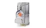 Aprilaire’s zone damper powers closed, allowing conditioned air to continue to flow if the mechanical motor reaches the end of its service life.