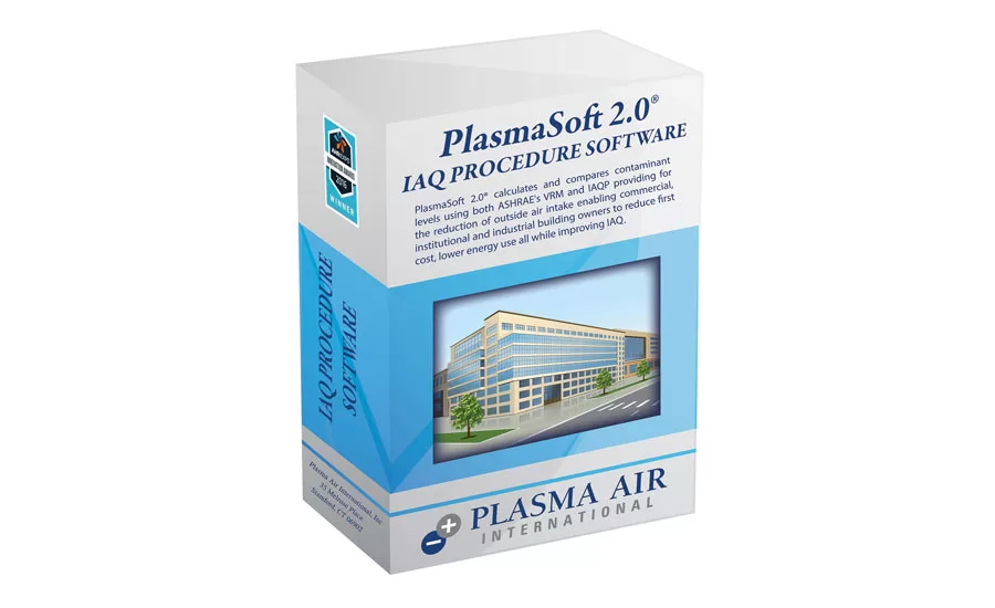 Plasma Air Intl.’s PlasmaSoft 2.0 Indoor Air Quality (IAQ) Procedure Software contains all ASHRAE Standard 62.1 mass-balance equations