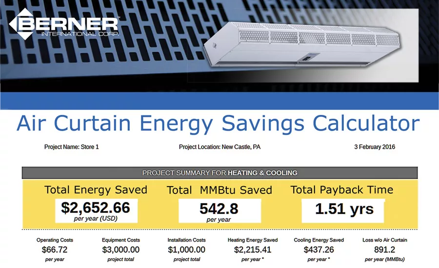 Berner Intl. Corp.: Estimation Tool