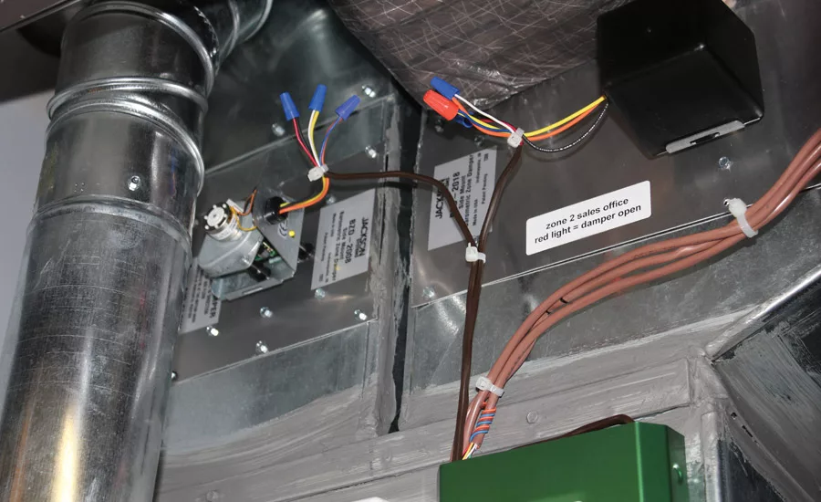 California’s Title 24 legislation does not completely ban bypass ducts, like the one seen here, but significantly limits their usage in newly constructed buildings.