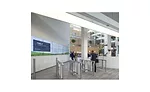 Real-time energy consumption and efficiency data gathered from the SmartStruxure solution BMS are shared with building occupants and visitors