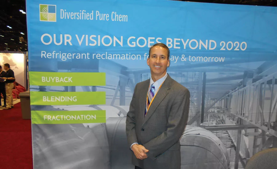 Dave Couchot, general manager of Diversified Pure Chem, said the company recently began buying recovered R-410A from contractors.