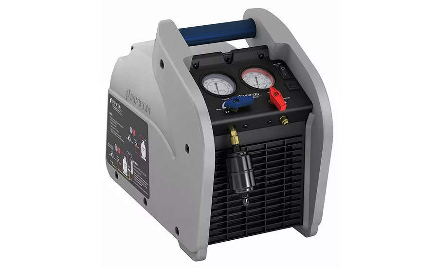 The Inficon Vortex Dual™ refrigerant recovery machine is designed to offer rapid recovery rates of all common refrigerants, even in hot conditions.