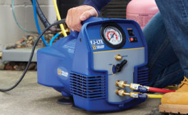 Refrigerant recovery is likely to remain a part of the industry, even in the age of naturals and hydrocarbons. Photo courtesy of Ritchie Engineering Co.