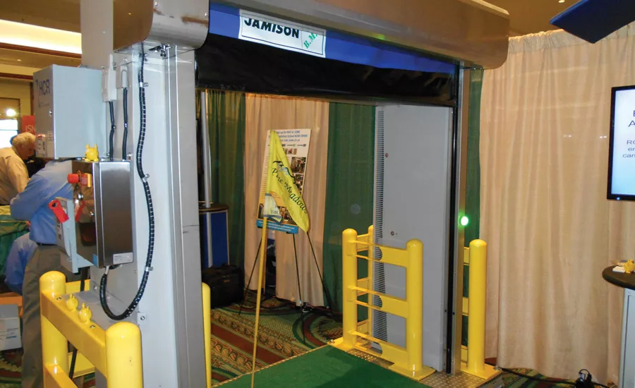 Jamison Door Co.’s Model AC conditioned air curtain.