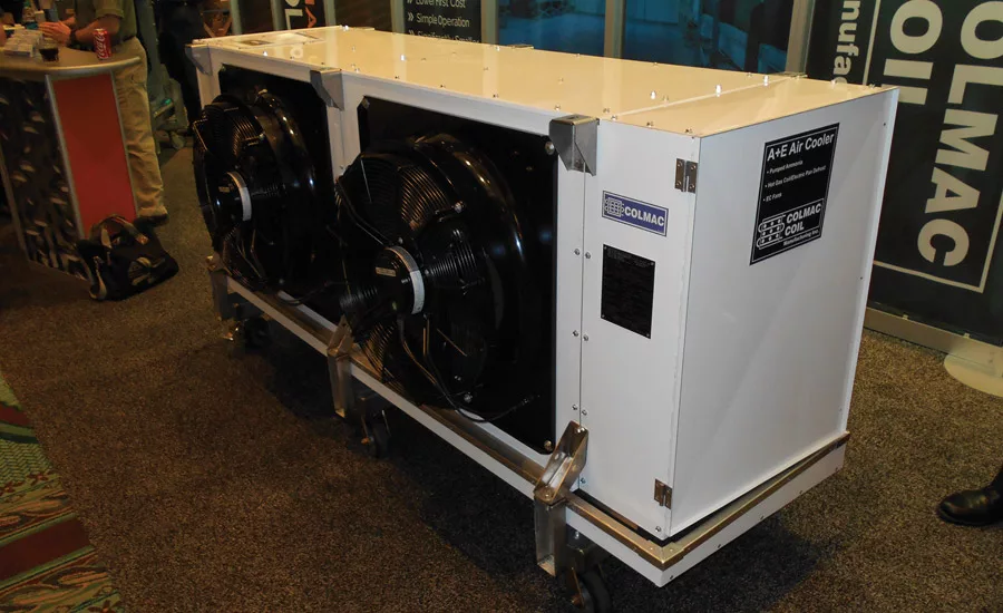 The “E” Model will join Colmac Coil’s A+ Series of refrigeration air coolers this year.