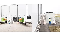 An Azane low-charge air-cooled ammonia chiller.