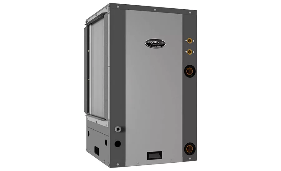 Hydron Module Model: Origin Series, HVT 024 - 072, vertical package ground-source heat pump