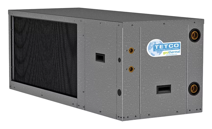 TETCO Model: TZT 024 - 072, horizontal ground-source heat pump