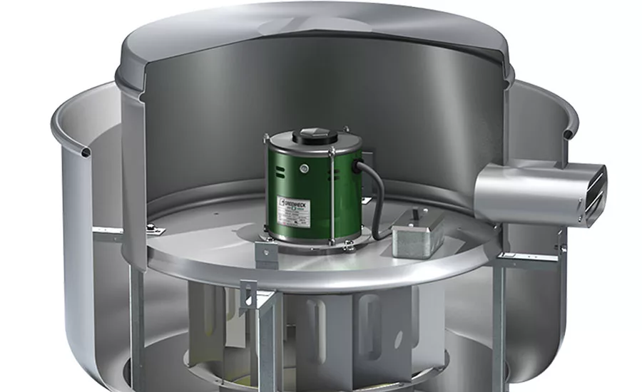 Greenheck meets ventilation needs with its improved fan designs that optimize efficiency by incorporating electronically commutated motors (ECM), according to Scott Laurila, product manager, energy recovery products, Greenheck Fan Corp.