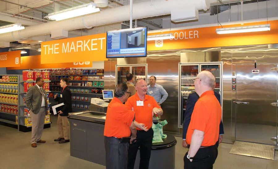 The Helix includes a simulated supermarket and convenience store