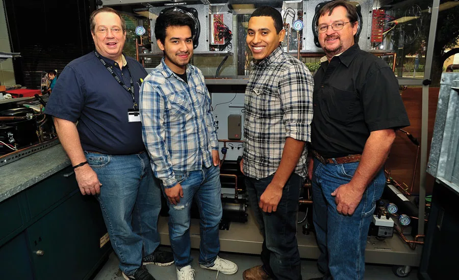 In last year’s contest, the team from San Jacinto College North used Fluke Connect to improve the efficiency of charging a/c systems.