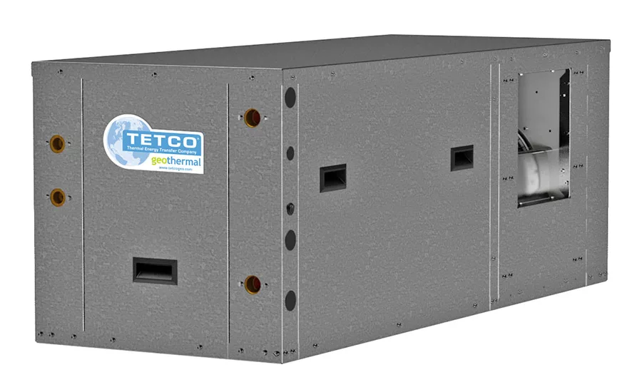 TETCO: Commercial Series, TZT 024 - 072 horizontal package water-source geothermal heat pump