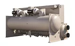 The Daikin Magnitude® magnetic bearing water-cooled chiller is 40 percent more efficient than standard centrifugal chillers and is available in 100-1,500 ton sizes. Photo courtesy of Caikin Applied