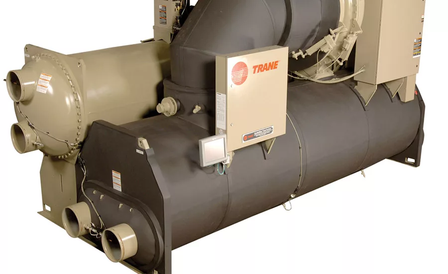 Trane® CenTraVac™ centrifugal liquid chillers have a typical service life of 30-plus years. Some CenTraVac chillers have remained in operation for 50 years or more. Photo courtesy of Trane