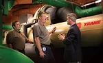 “Water-cooled chillers are installed inside a building, protected against the elements, which increases the life of the chiller,” said Jeff Moe, product business leader, applied commercial HVAC, Trane