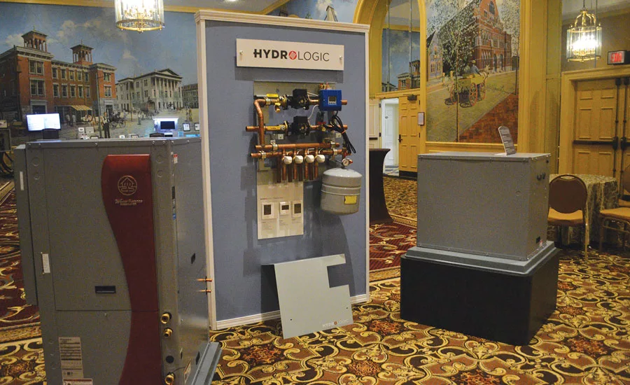 WaterFurnace Intl. Inc. displayed its 5 Series 500W11, Synergy3D, and HydroLogic panel as part of its New Product Showcase during its Annual Sales Meeting in Nashville.