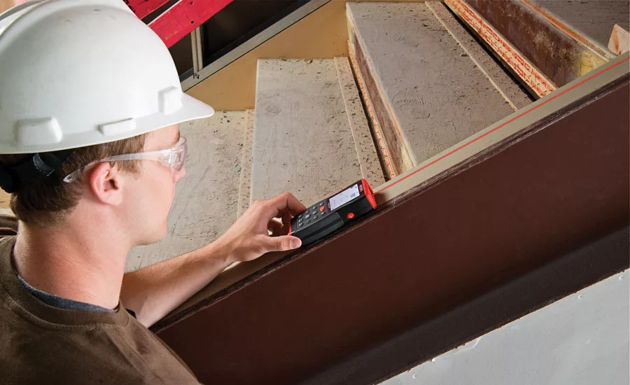 Ridgid touts its LM-400 Advanced Laser Distance Meter as an example of a tool that has multi-functional and interconnectivity capabilities