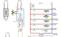 FIGURE 1: An electrical schematic for the cooling mode of the system.