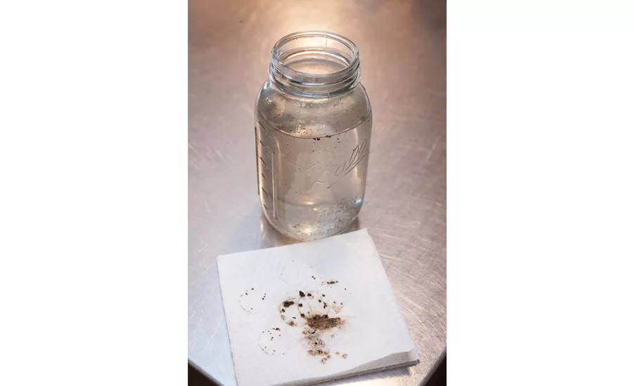 These contaminants were recently removed from a hydronic system courtesy of a Fernox TF1 Total Filter system.