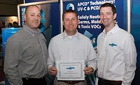 Daugherty Sales Co. Inc. employees Justin Revels(left), HVAC Sales – North Carolina and Scott Daugherty (center), HVAC Sales – South Carolina receive a 10-Year Anniversary Award Daugherty Sales Co. Inc. employees Justin Revels(left), HVAC Sales – North Carolina and Scott Daugherty (center), HVAC Sales – South Carolina receive a 10-Year Anniversary Award