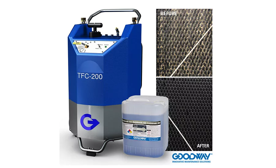 BRONZE WINNER Goodway Technologies TFC-200 Cooling Tower Fill Cleaner www.goodway.com