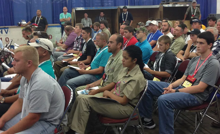 Approximately 75 contestants competed in SkillsUSA’s championship high school and secondary education HVACR categories.