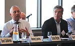 Charles Fletcher, executive vice president at Emcor Services/Mesa Energy Systems Inc. in Irvine, California, shares his view as a contractor during the roundtable discussion.