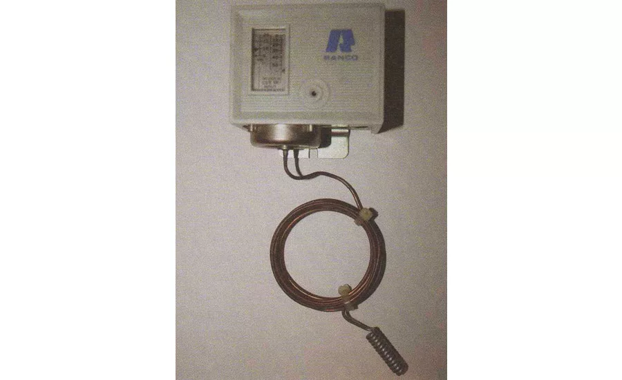 a remote bulb thermostat that could be used as a freeze control