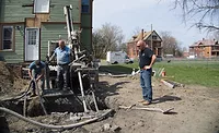 URBAN APPLICATIONS Residential geothermal applications in urban areas are becoming more popular, due in part to advances in loop-field design.