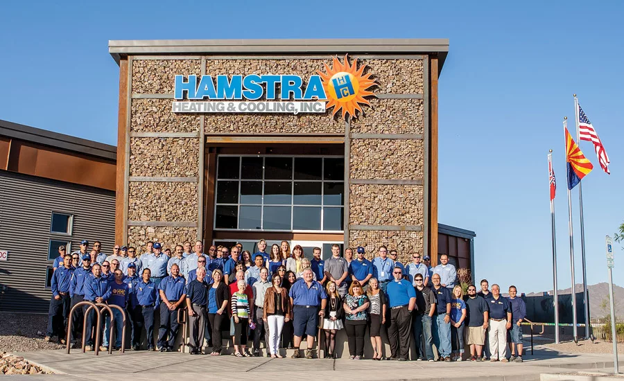 Hamstra Heating & Cooling Inc. in Tucson, Arizona, relocated to a new 15,304-square-foot office facility in 2015.
