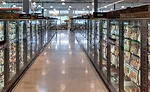 The frozen food aisles in modern supermarkets are marvels of technology. Photo courtesy of Zero Zone, Inc.