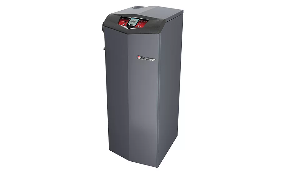 Lochinvar: Floor-standing KNIGHT fire-tube boiler/CON X US remote connect capable