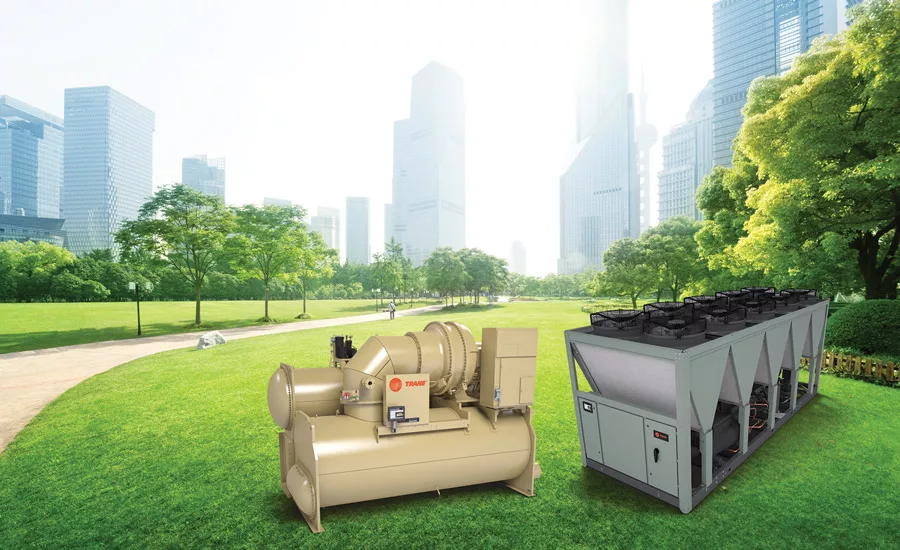 Trane® Sintesis™ air-cooled chillers are part of the Ingersoll Rand EcoWise™ portfolio of products designed to lower environmental impact