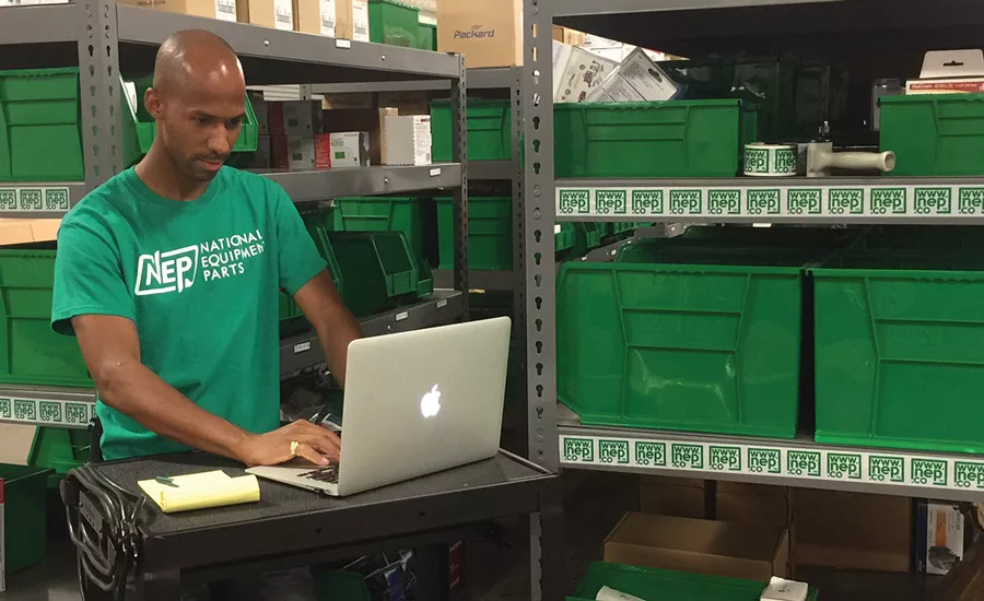 HVAC ON DEMAND: National Equipment Parts operates a 10,000-square-foot fulfillment center in Pennsylvania.