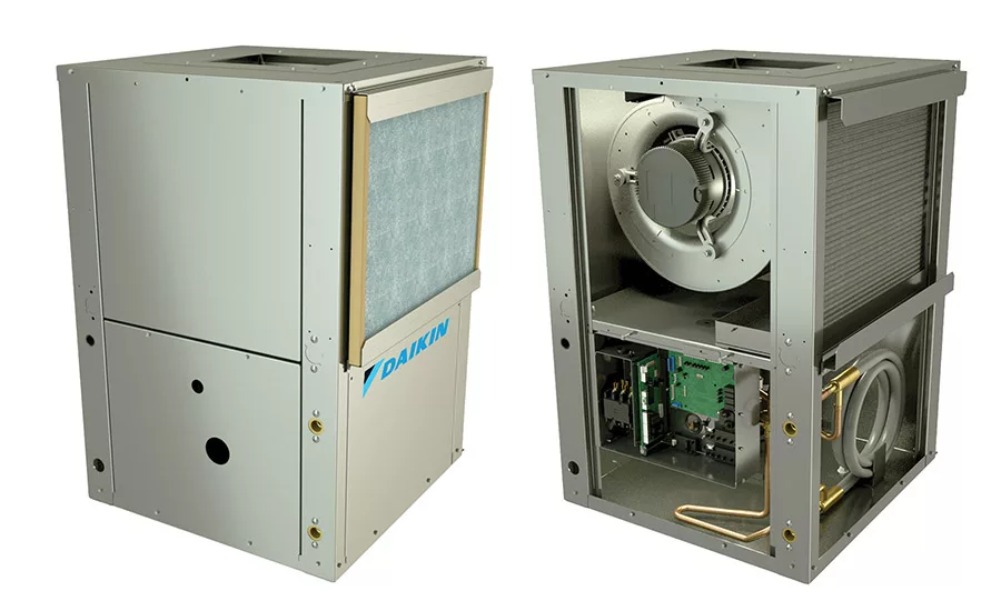 Daikin Applied: SmartSource® compact, vertical, water-source heat pump, GCV
