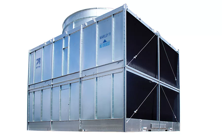 SPX Cooling Technologies’ Marley® NC Everest™ Cooling Tower features a unique design that minimizes piping and electrical connections that help reduce installation costs.