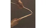 a length of tubing that has a kink