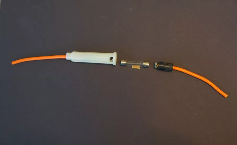 an in-line fuse holder