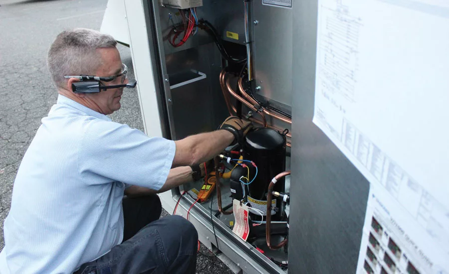 Phil Madren working