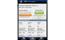 Carrier’s Commercial Rooftop mobile app