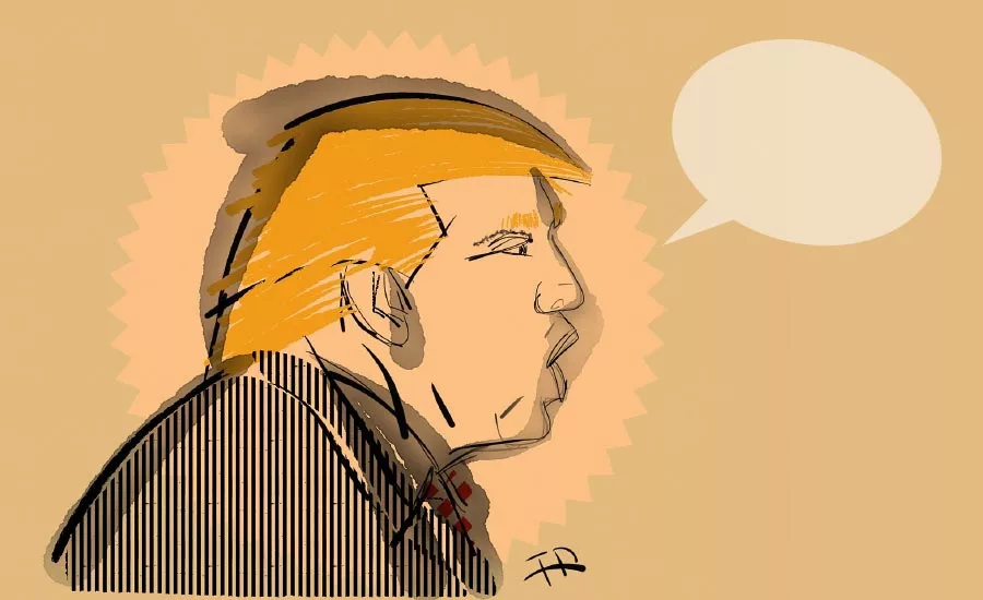Trump illustration
