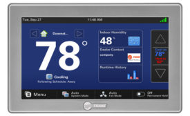 XL-1050 color touchscreen Wi-Fi thermostat