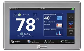 XL-1050 color touchscreen Wi-Fi thermostat