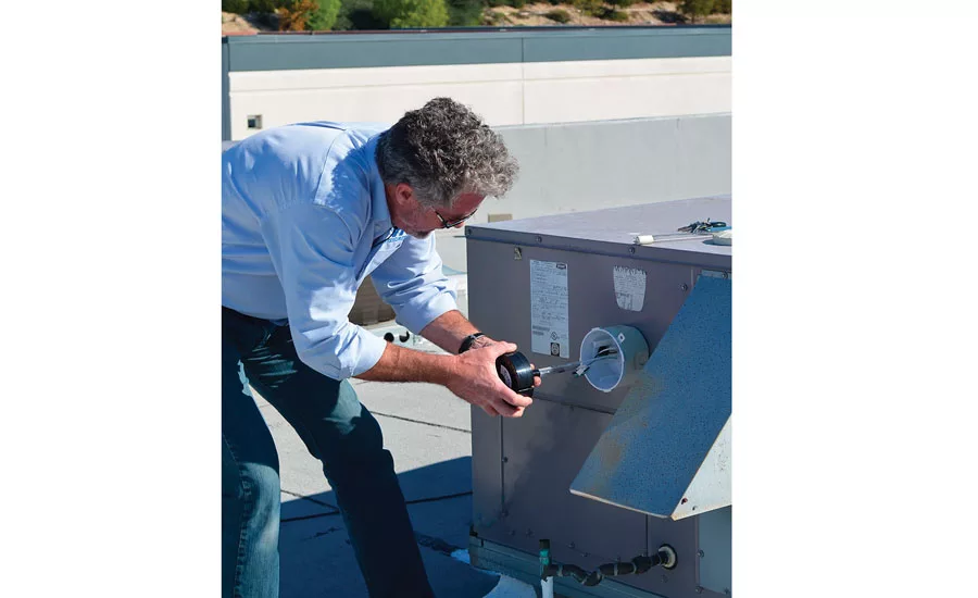 rooftop commercial install