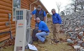 outdoor unit setting adjustments