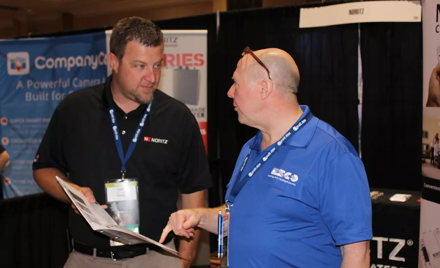 trade show floor