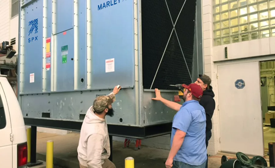 cooling tower install